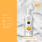 Good Vibes Vitamin C Glow Foaming Face Wash With Deep Cleansing Brush | Grocsy