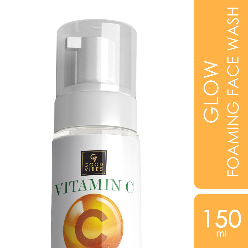 Good Vibes Vitamin C Glow Foaming Facewash | Grocsy