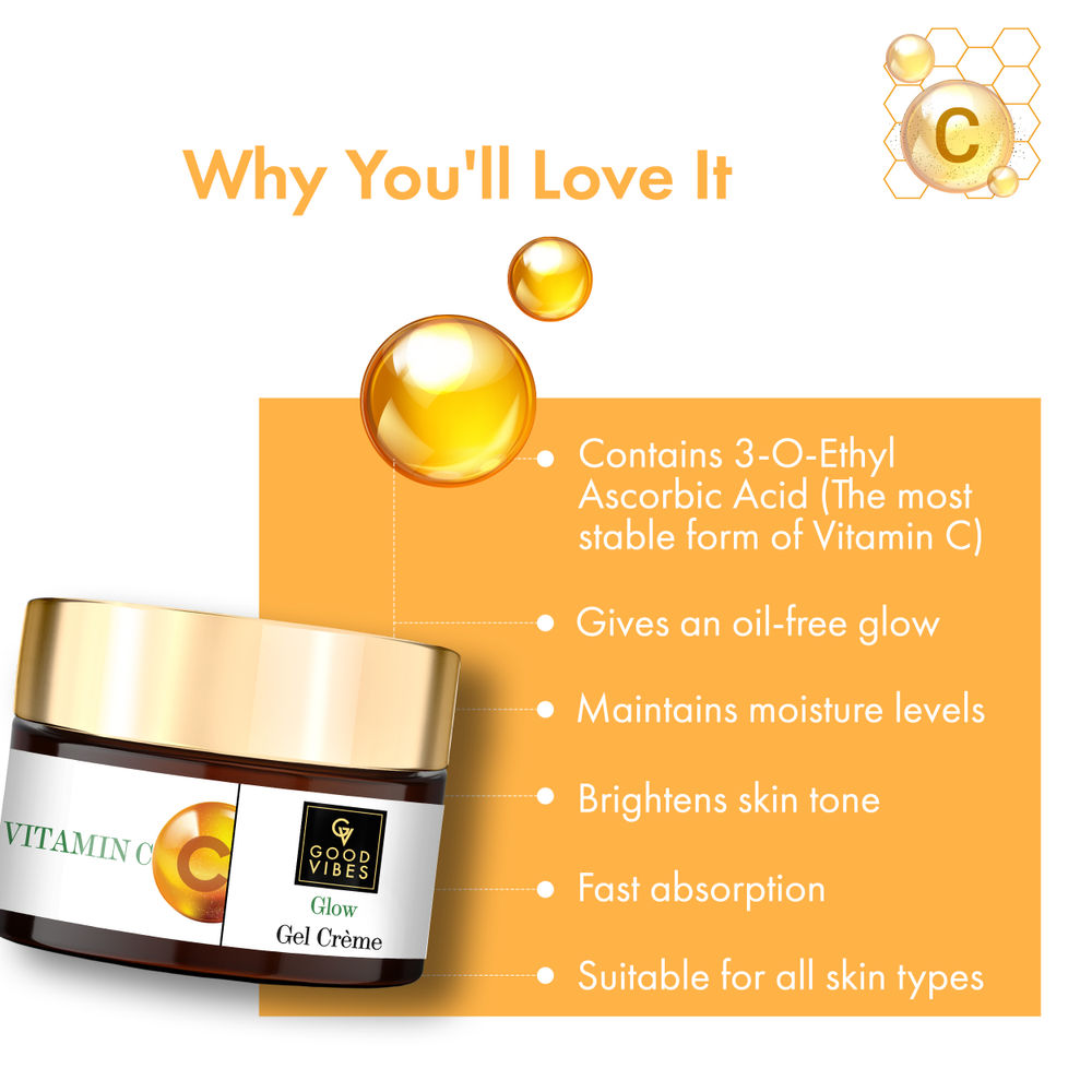 Good Vibes Vitamin C Glow Gel Creme | Grocsy
