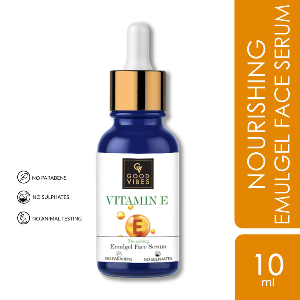 Good Vibes Vitamin E Nourishing Emulgel Face Serum | Grocsy