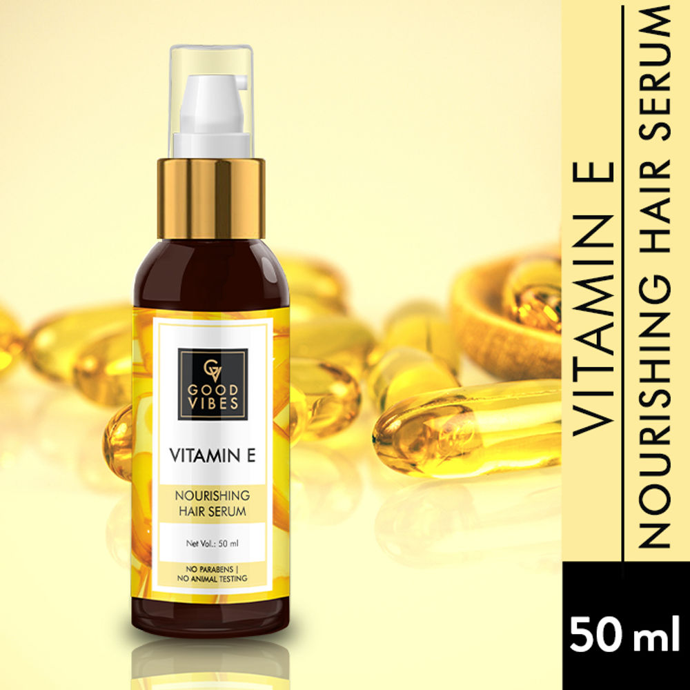 Good Vibes Vitamin E Nourishing Hair Serum | Grocsy