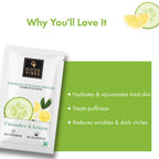 Good Vibes Cucumber & Lemon Wrinkle & Puffiness Reduction Under Eye Patch | Grocsy