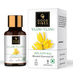 Good Vibes Ylang Ylang 100% Natural Blended Essential Oil | Grocsy