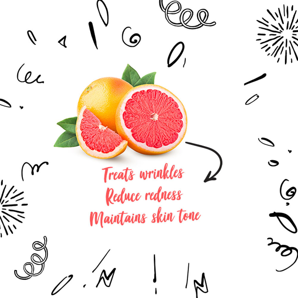 Good Vibes Grapefruit Illuminating Sheet Mask | Grocsy