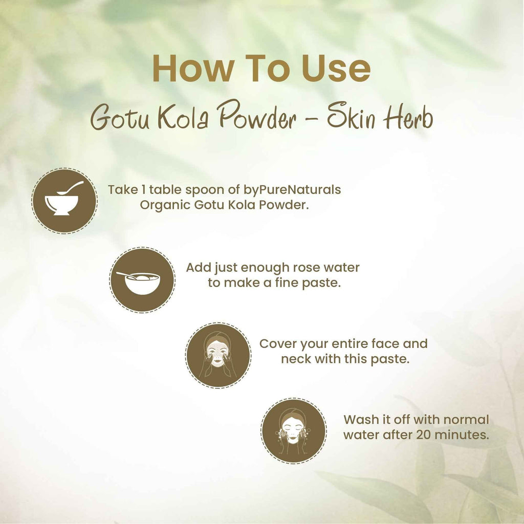 byPureNaturals Organic Gotu Kola Powder | Grocsy