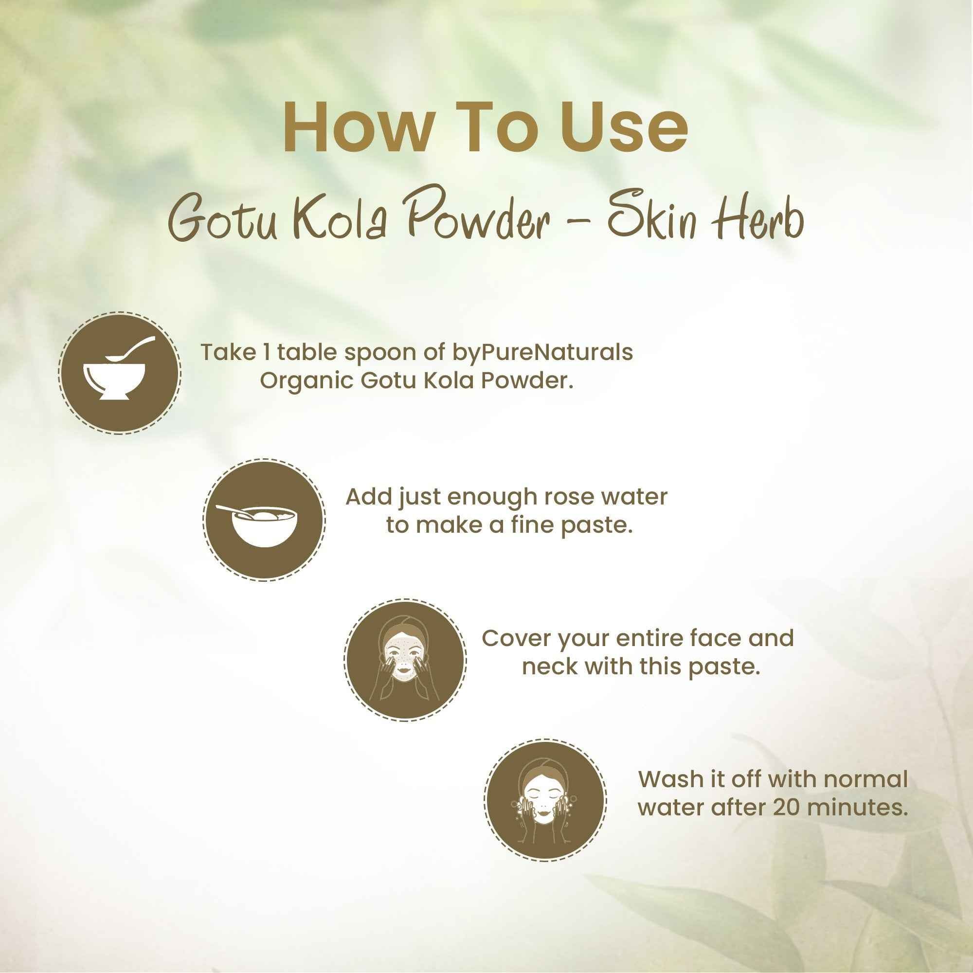 byPureNaturals Organic Gotu Kola Powder | Grocsy