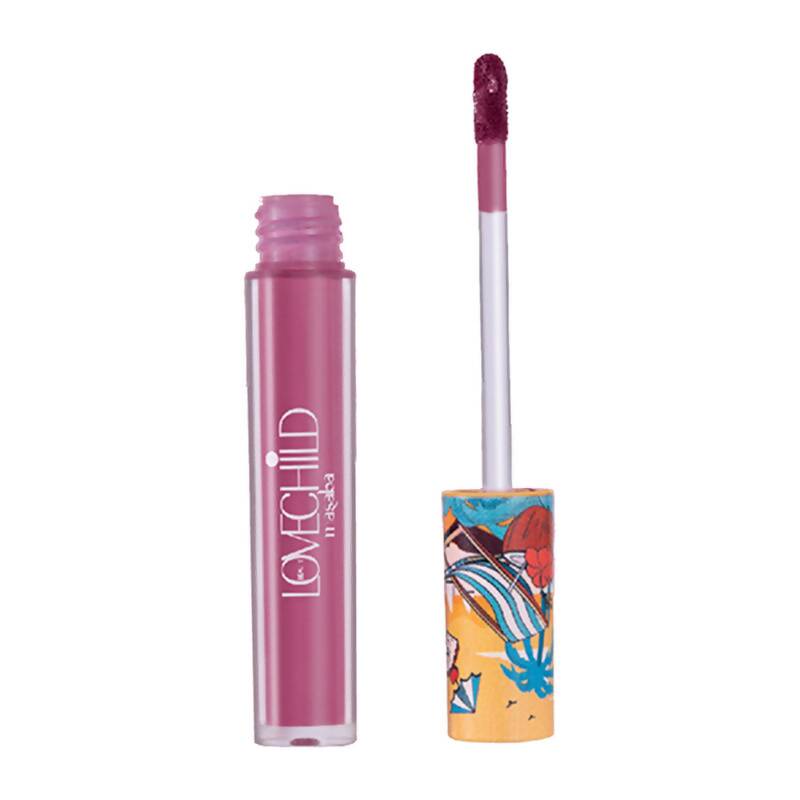 LoveChild By Masaba Gupta Mamma Mia Lush-Matte Lip Creme - Jamun Cooler | Grocsy