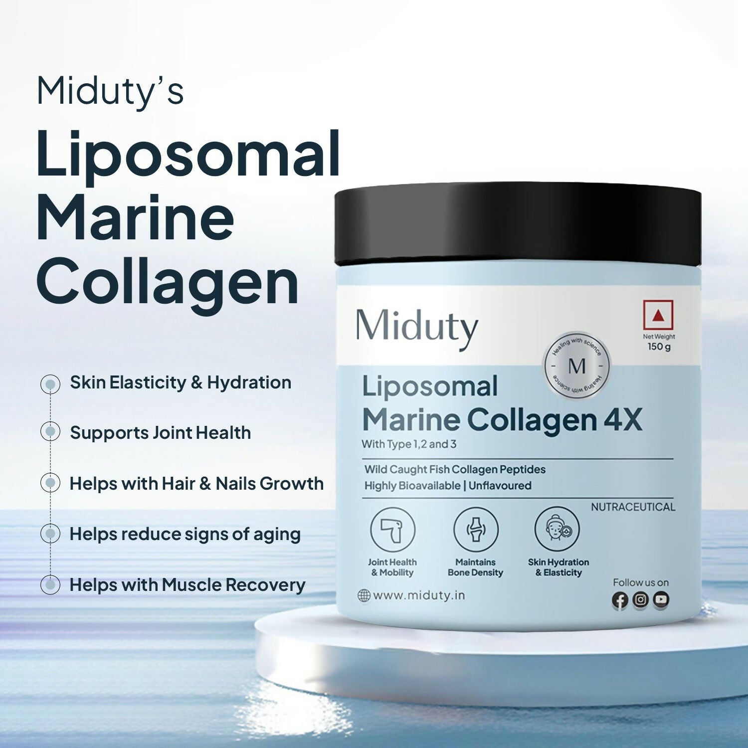 Miduty by Palak Notes Marine Collagen 4X | Grocsy