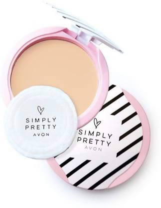 Avon Simply Pretty Shine No More SPF 14 Pressed Powder Soft Bisque | Grocsy