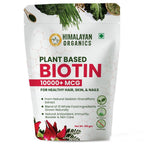 Himalayan Organics Plant-Based Biotin 10000mcg (from Sesbian Grandiflora) | Grocsy