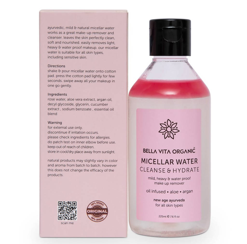 Bella Vita Organic Micellar Water Cleanse & Hydrate | Grocsy