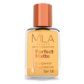 Mila Beaute Perfect Matte Longwear Foundation with SPF 15 & Oil Control Formula - Natural | Grocsy