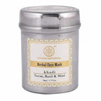 Khadi Natural Neem Basil & Mint Herbal Face Mask | Grocsy