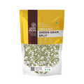 Pure & Sure Organic Green Gram Split | Grocsy