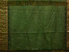 Green Kalamkari Hand Painted Gadwal Silk Handloom Saree with Floral Design - Global Threads | Grocsy