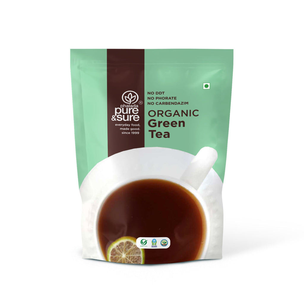 Pure & Sure Organic Green Tea | Grocsy