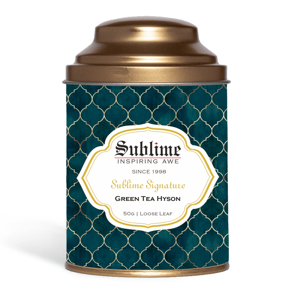 Sublime Inspiring Awe Green Tea Hyson | Grocsy