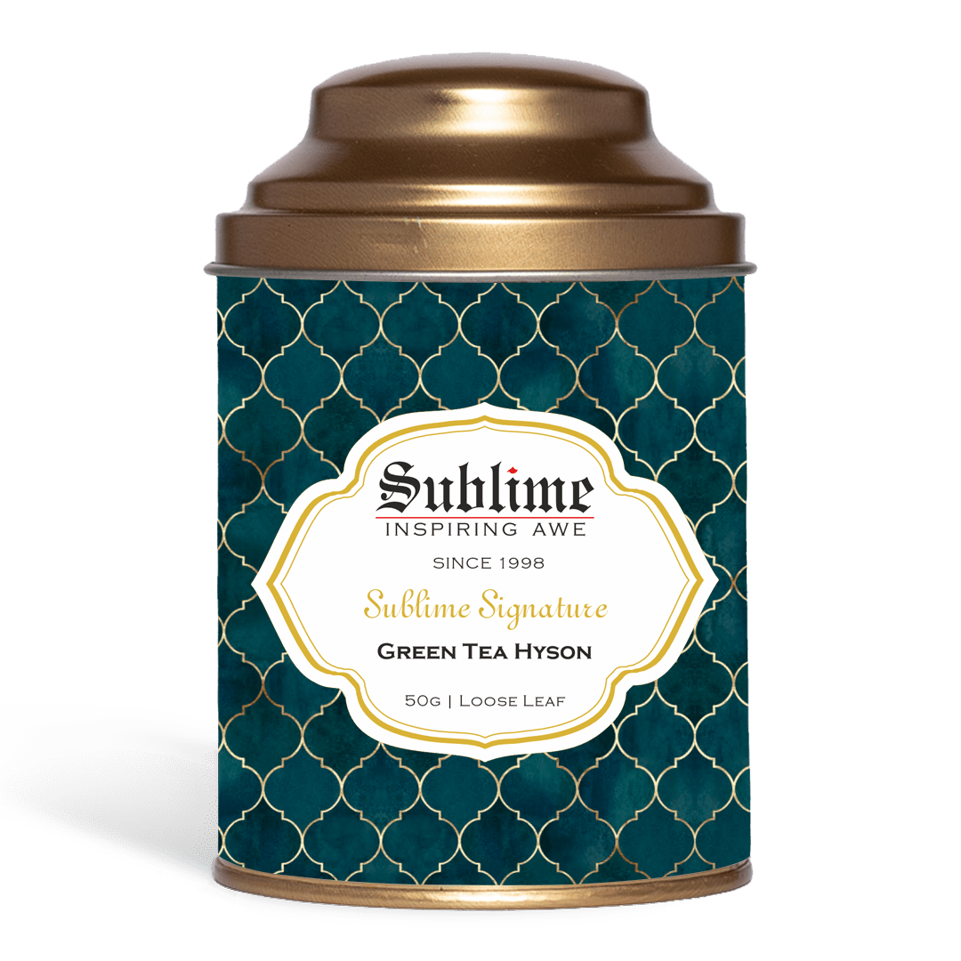 Sublime Inspiring Awe Green Tea Hyson | Grocsy