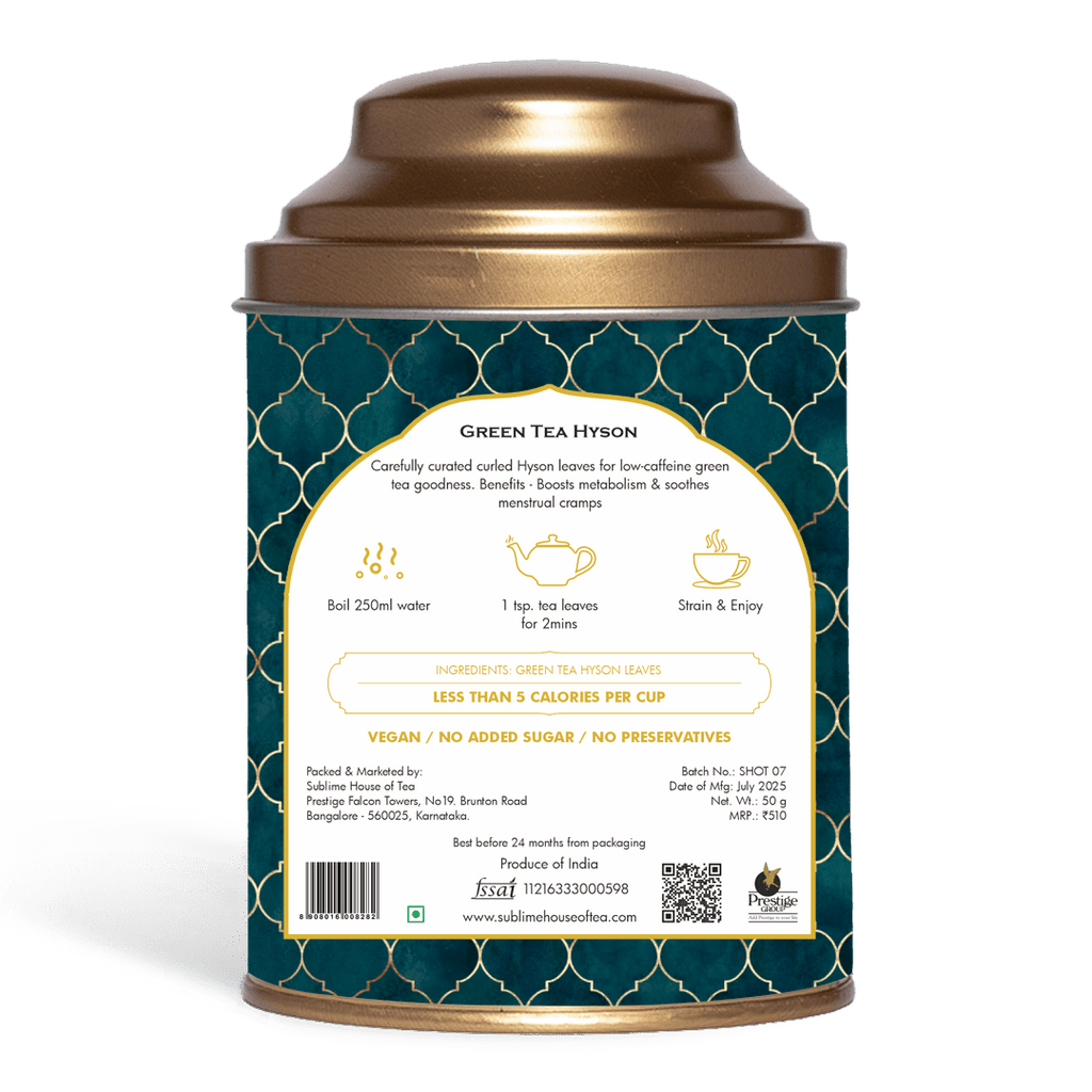 Sublime Inspiring Awe Green Tea Hyson | Grocsy