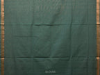 Green Uppada Cotton Handloom Saree with Karpur Pallu Design - Global Threads | Grocsy