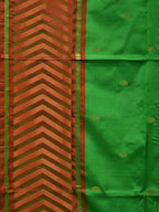 Green Uppada Silk Handloom Saree with Border Design - Global Threads | Grocsy