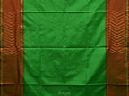 Green Uppada Silk Handloom Saree with Border Design - Global Threads | Grocsy