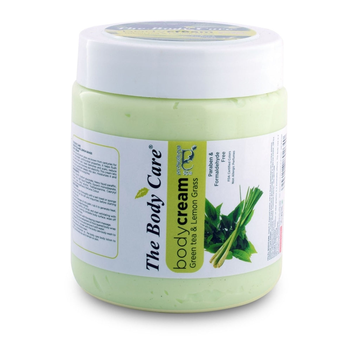 The Body Care Green Tea & Lemon Grass Body Cream | Grocsy