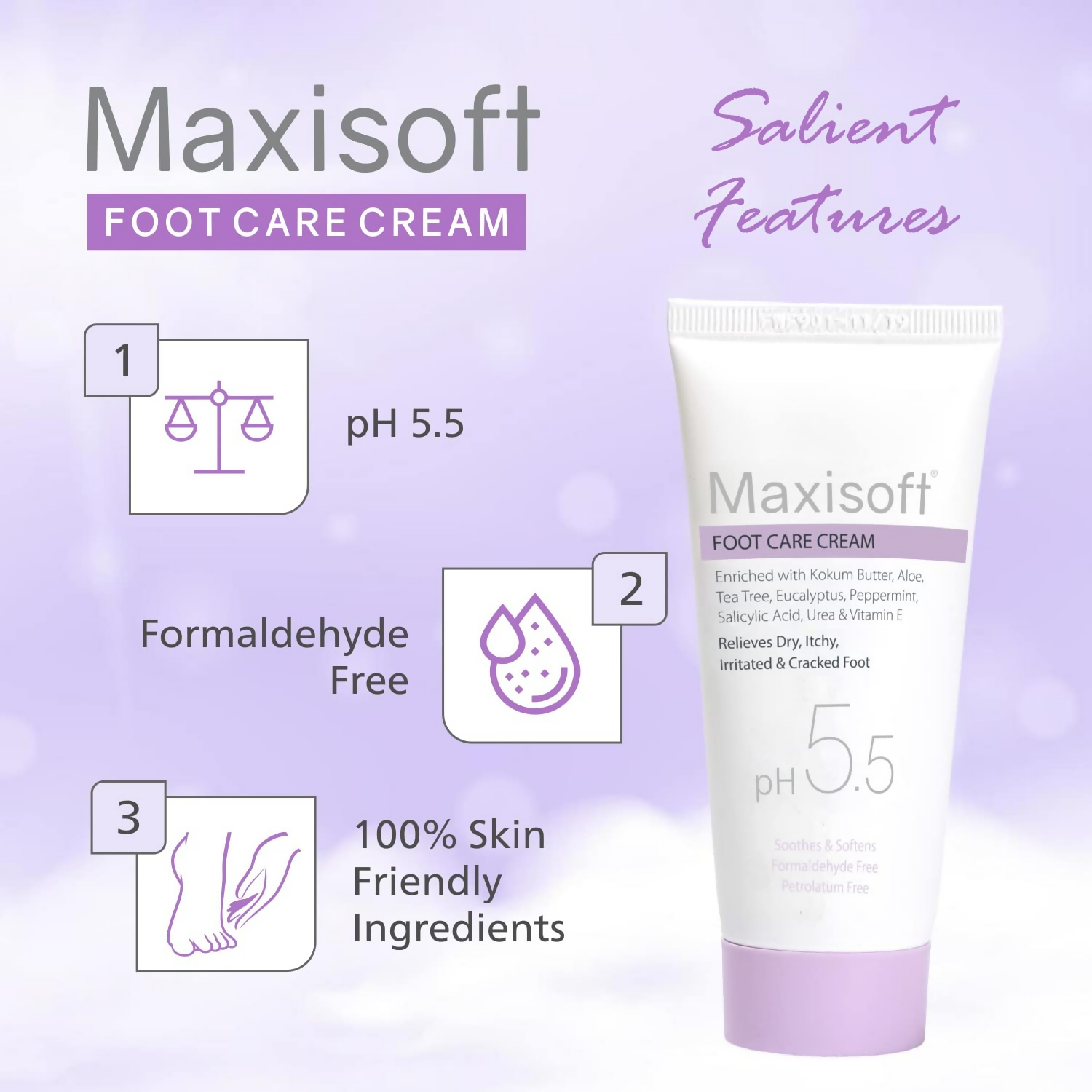 Maxisoft Foot Care Cream | Grocsy