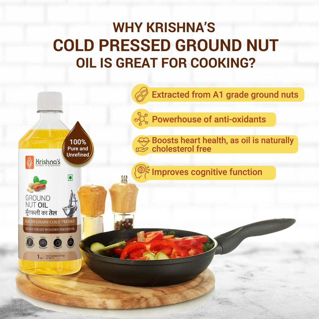Krishna'S Herbal & Ayurveda Ground Nut Oil | Grocsy