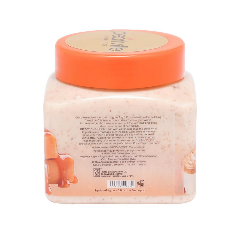 Pearlville Super Foods Collection Caramel Coffee Body Polish Scrub | Grocsy