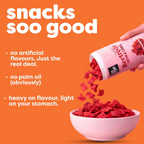 Nocap foods Zero Guilt Healthy Chips - Beetroot Masala | Grocsy