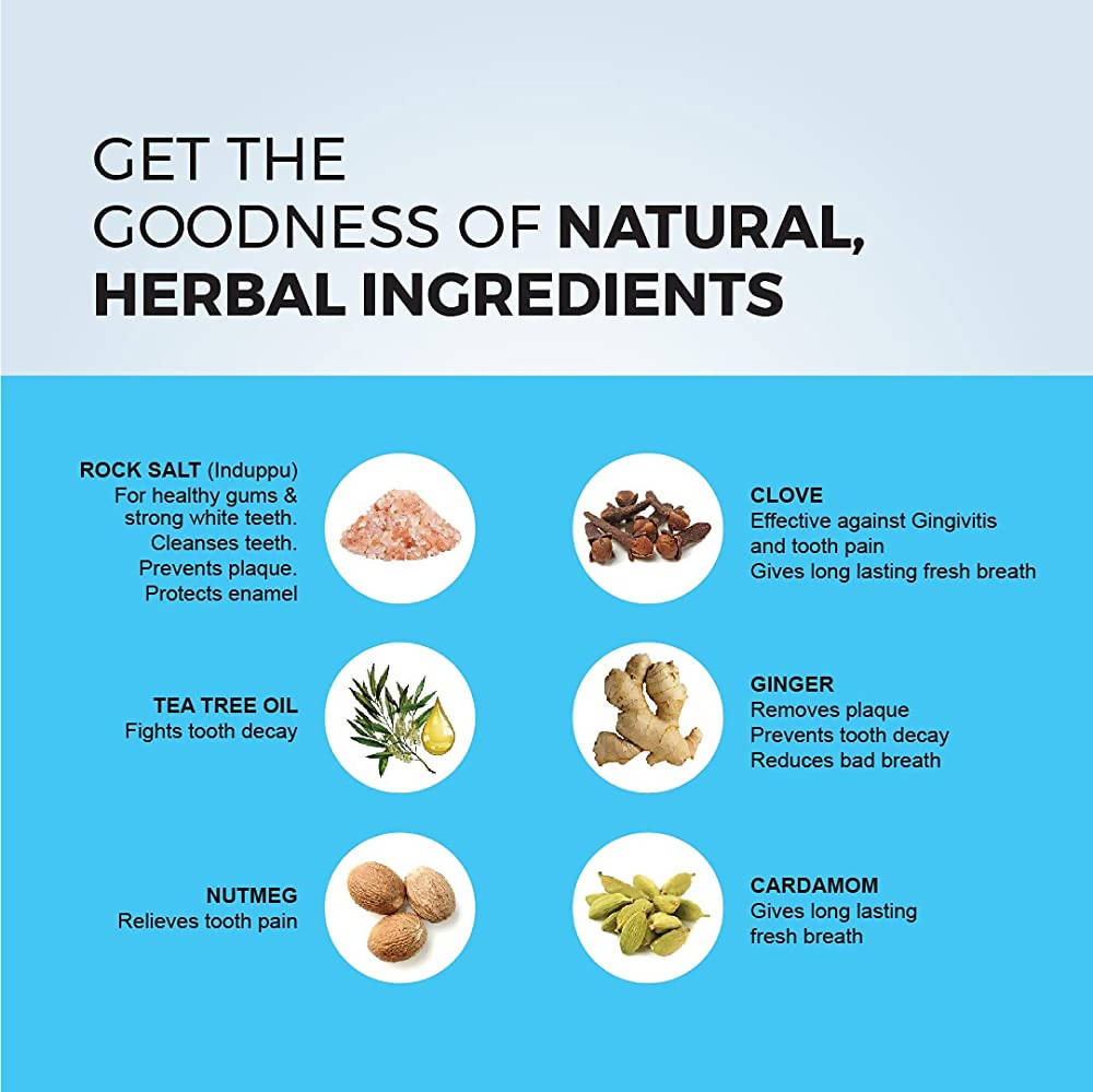 Kp Namboodiri's Natural Salt Toothpaste | Grocsy