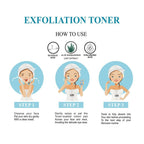 Love Earth Exfoliation Toner Infused With Glycolic Acid, Mandelic Acid, Lactic Acid, Hyaluronic Acid | Grocsy
