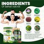Divya Shree Sehat Vati Capsule, Easy Fresh Powder & Punch Tulsi Drop Combo | Grocsy