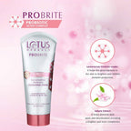 Lotus Herbals Probrite Illuminating Radiance Cleansing Foam | Grocsy