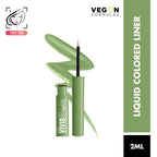 NYX Professional Makeup Vivid Bright Liquid Eyeliner - Ghosted Green | Grocsy