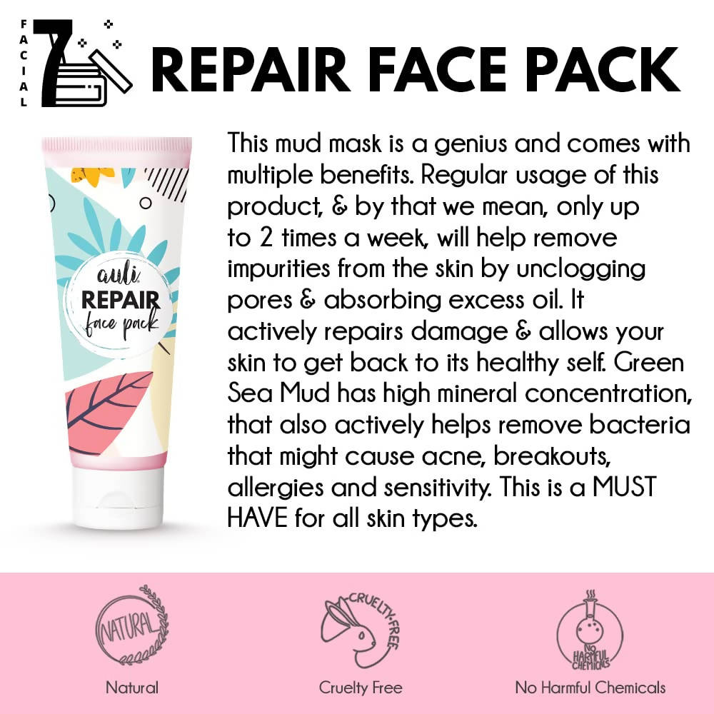 Auli Repair Face Pack - Pack Up | Grocsy