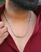 VOJ Silver Plated Cuban Link Chain | Grocsy
