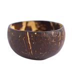Thenga Natural Round Coconut Shell Bowl | Grocsy