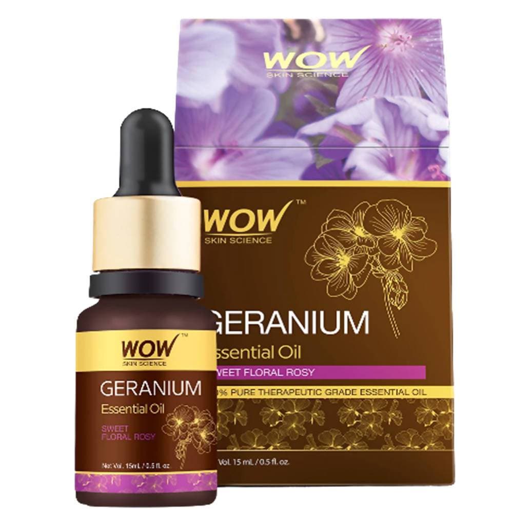 Wow Skin Science Geranium Essential Oil | Grocsy