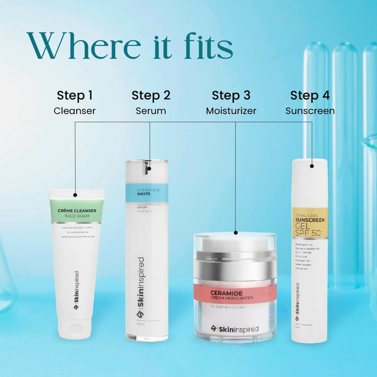 SkinInspired Hydration Shots Serum | Grocsy