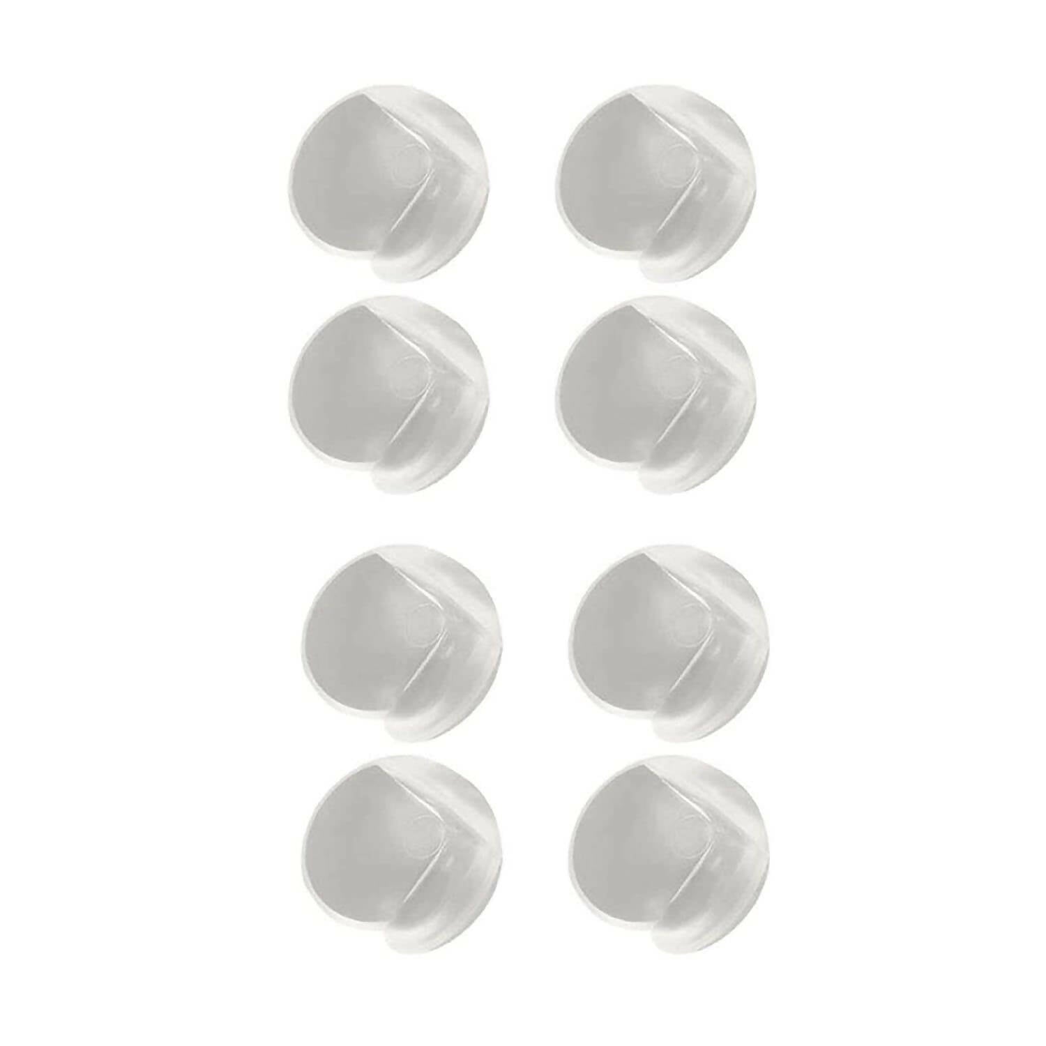 Safe-O-Kid Kids And Infants Safety- Beautiful Transparent Ball Shaped Corner Caps | Grocsy