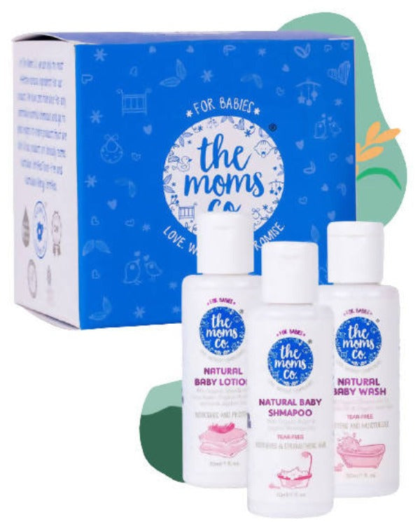 The Moms Co Natural Baby Travel Kit | Grocsy