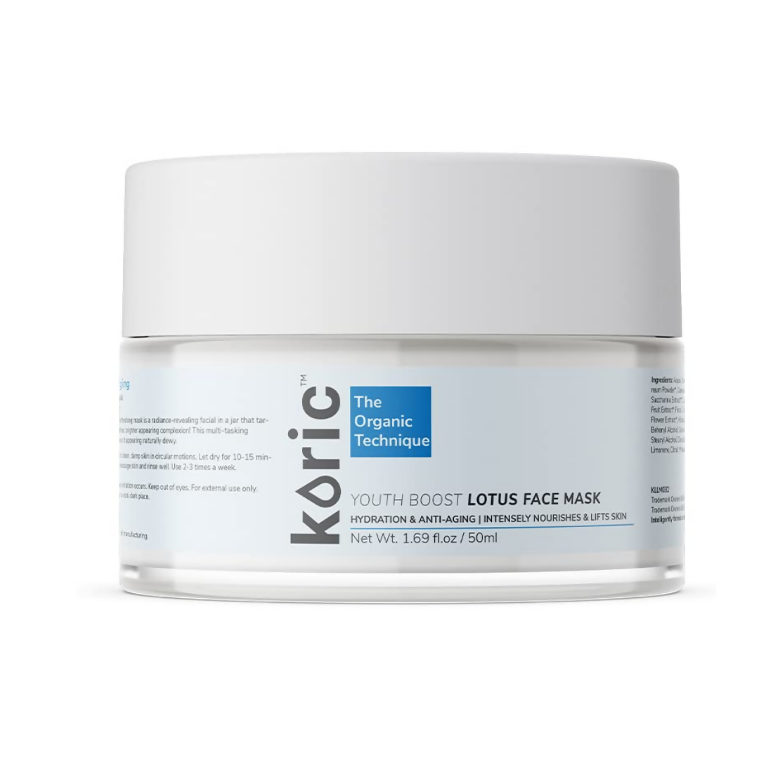 Koric Hydration & Anti-Aging Youth Boost Lotus Face Mask | Grocsy