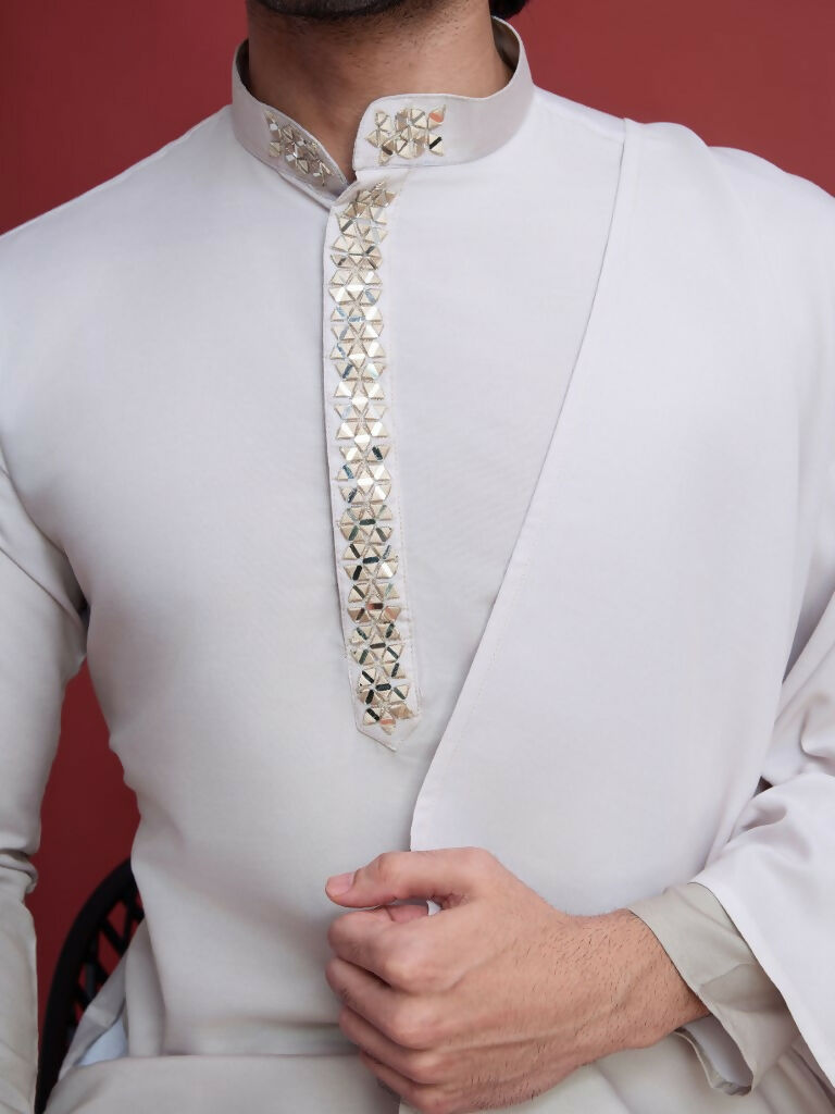 Vastranavya Exclusive Festival Wear Viscose Real Mirror Work Kurta with Dupatta Collection | Grocsy