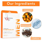 Professional O3+ Caffeinated D-Tan Facial Kit | Grocsy