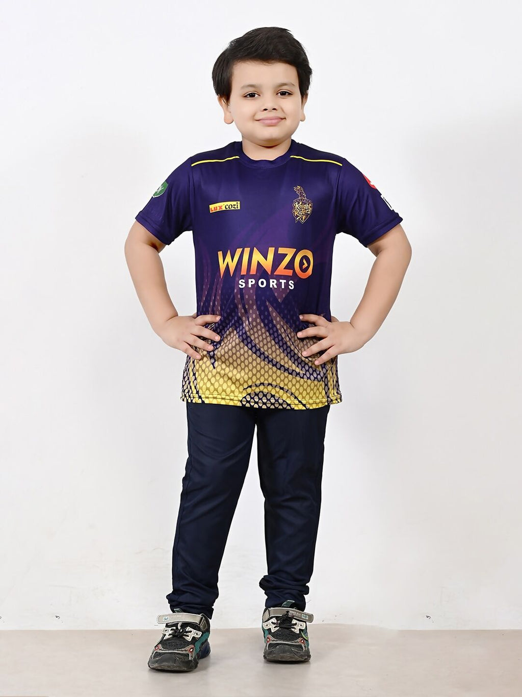 Baesd Boys Sports Round Neck Printed Cricket Jersey IPL, T20 T-shirt | Grocsy