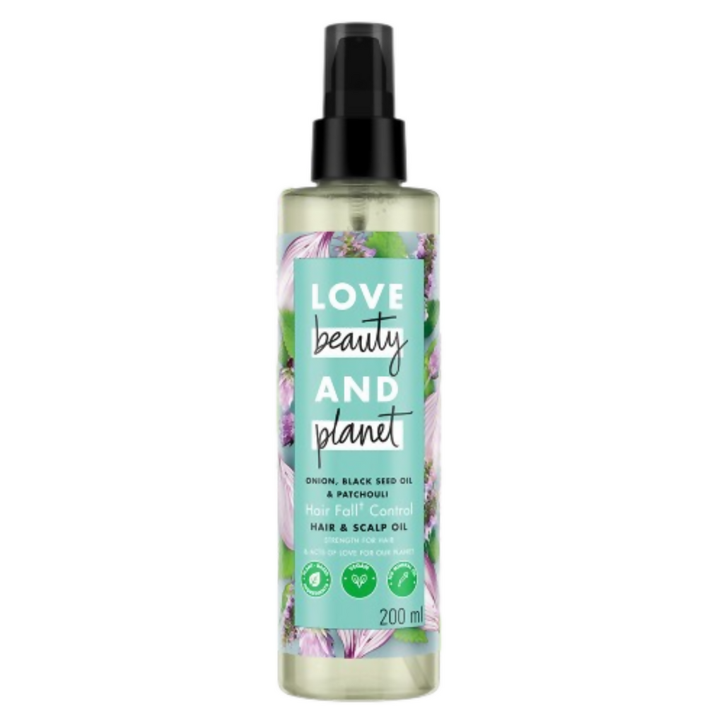 Love Beauty And Planet Onion Black Seed & Patchouli Hair Oil | Grocsy