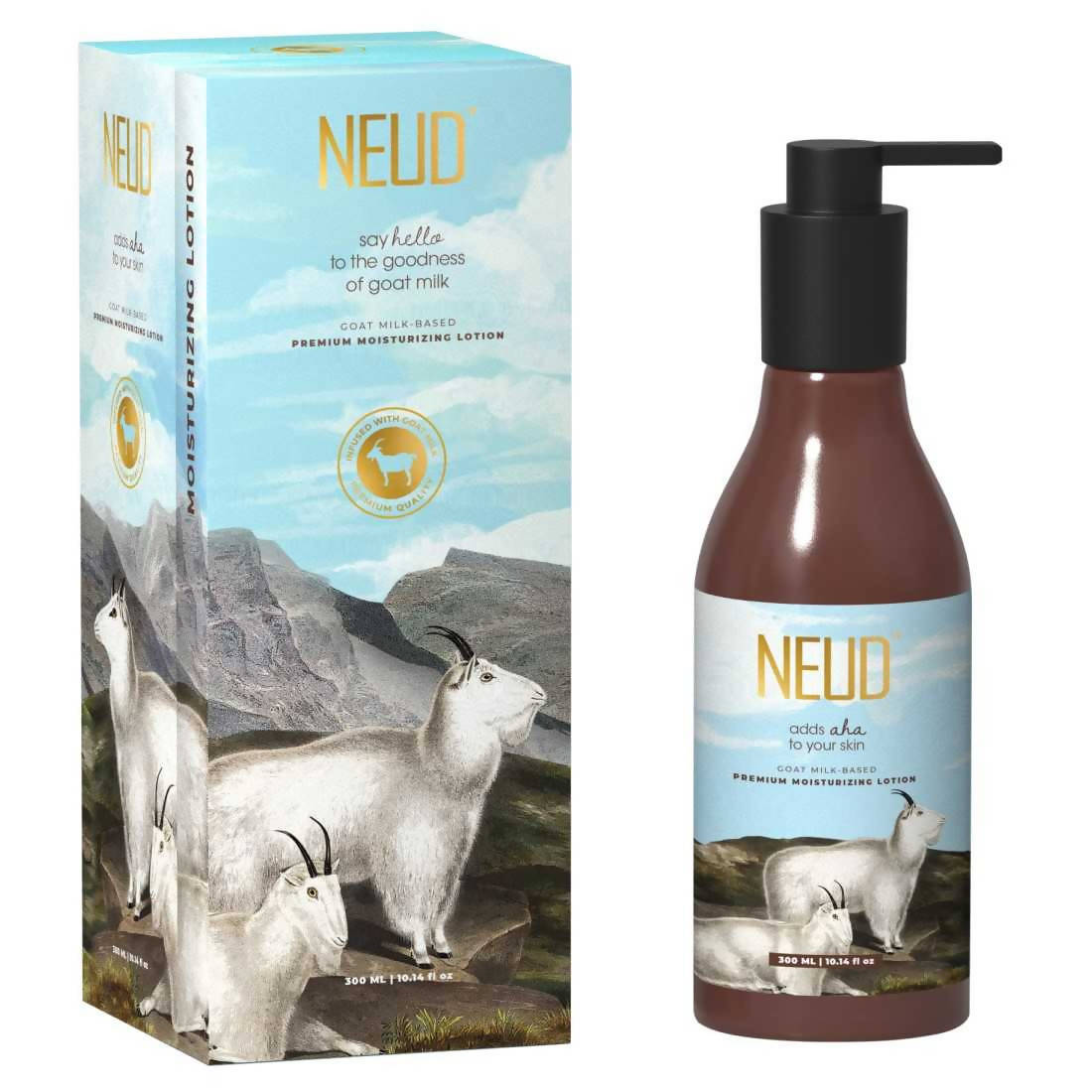 Neud Goat Milk Based Premium Moisturizing Lotion | Grocsy