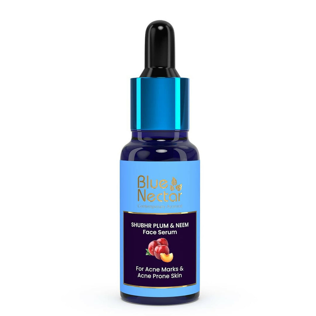 Blue Nectar Shubhr Plum & Neem Face Serum for Acne Prone Skin | Grocsy